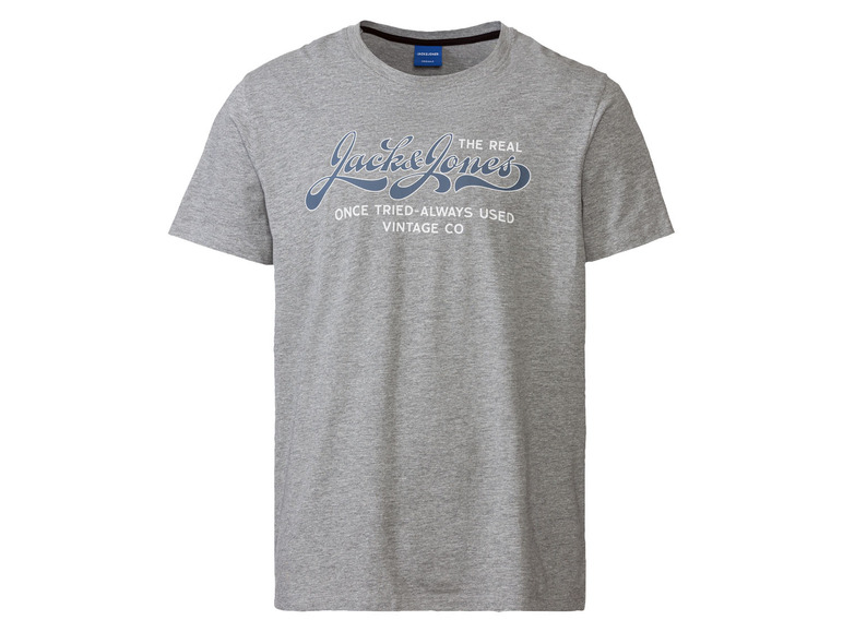 Gehe zu Vollbildansicht: Jack & Jones Herren T-Shirt, aus reiner Baumwolle, mit Print - Bild 5