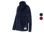 Eine dunkelblaue Fleecejacke mit Reißverschluss.