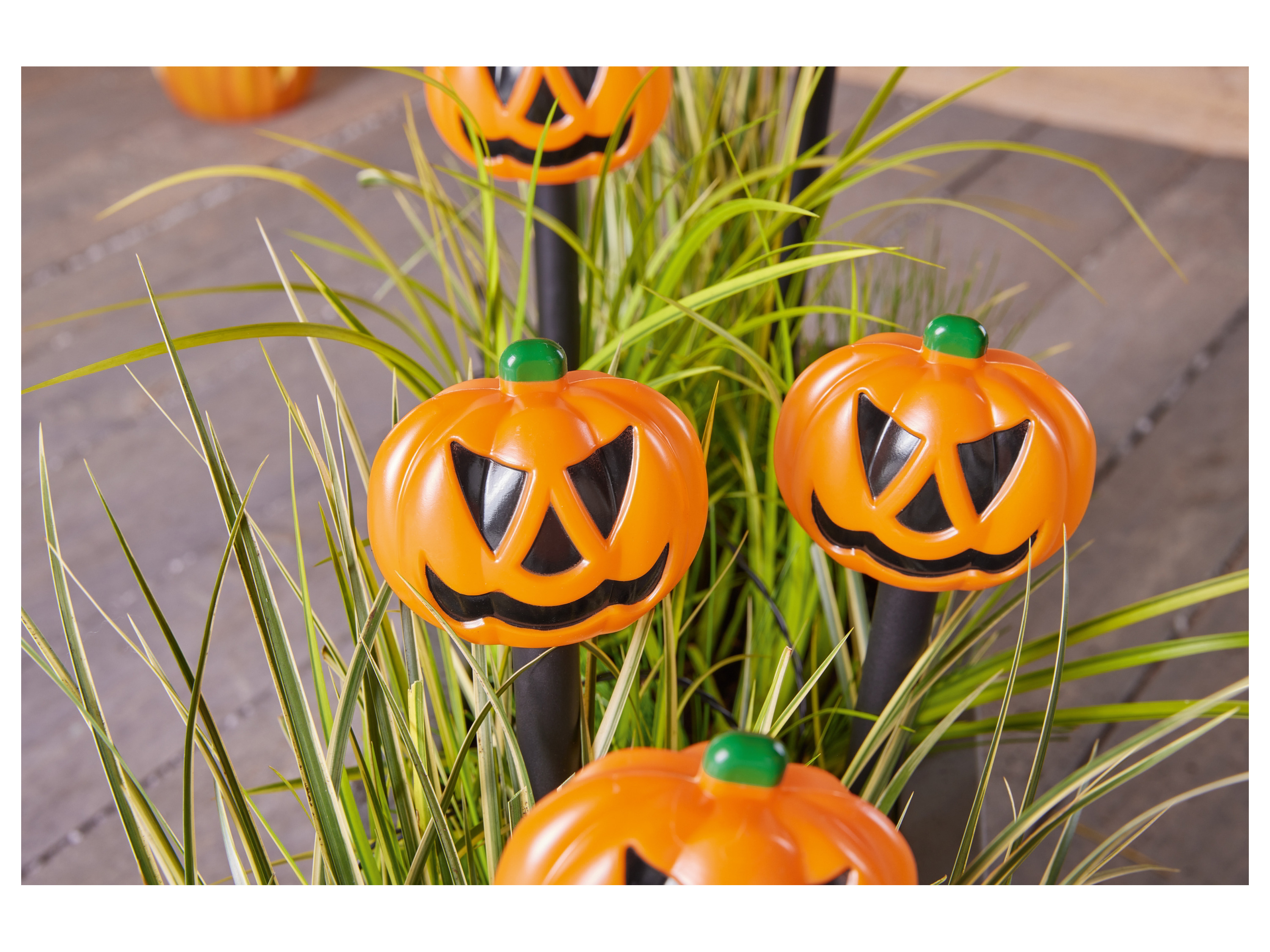 Thumbnail - LIVARNO home Halloween-LED-Gartenspieße (Kürbis)