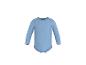 Hellblauer Langarm-Babybody