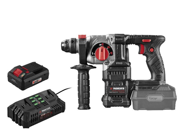 Parkside Performance Bohrhammer mit Akku und Ladegerät