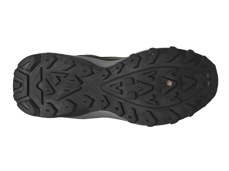 Sohle von Wanderschuhen.