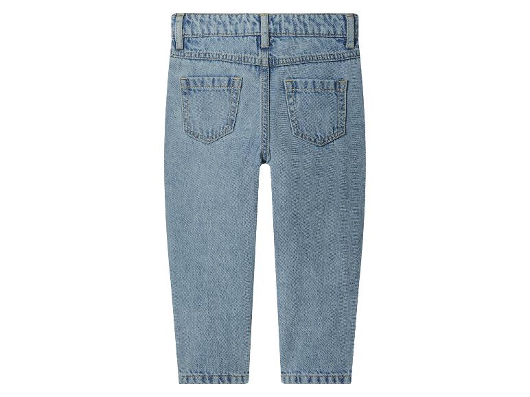 Hellblaue Kinder-Jeans aus Denim, Rückansicht