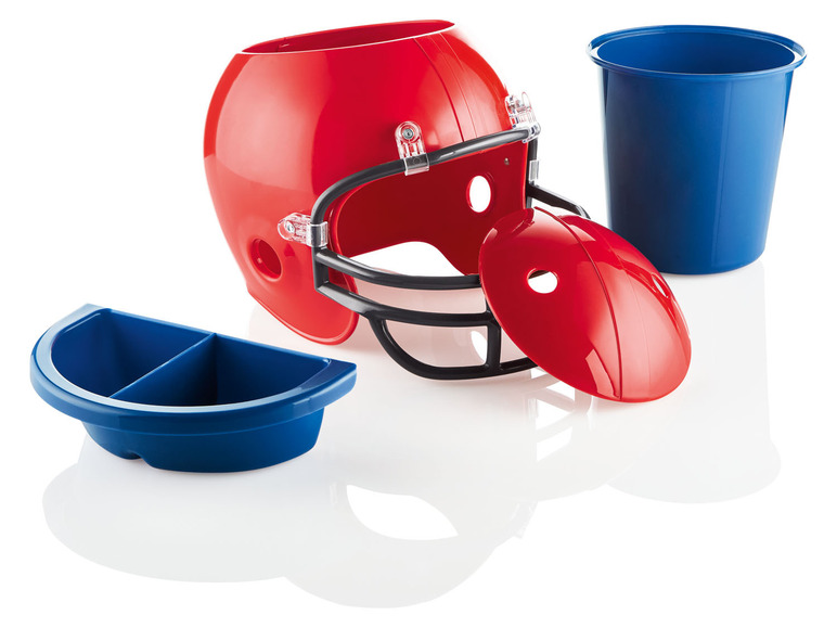 Gehe zu Vollbildansicht: ERNESTO® Snackhelm, Football-Helm-Optik, herausnehmbare Behälter - Bild 5