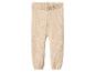 Beige gestrickte Babyhose