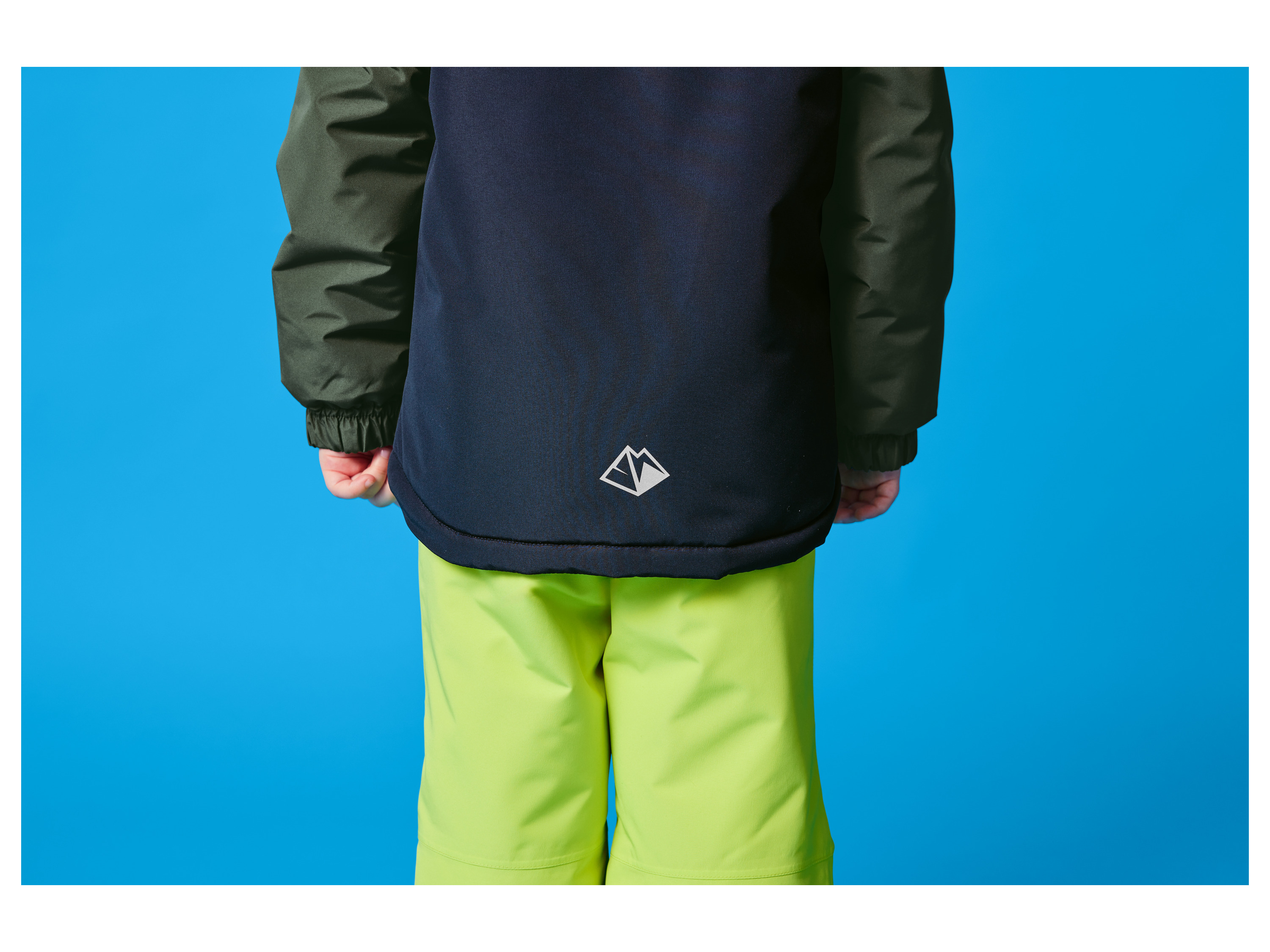 Thumbnail - lupilu® Kinder Schneejacke (grün/navy, 86/92)