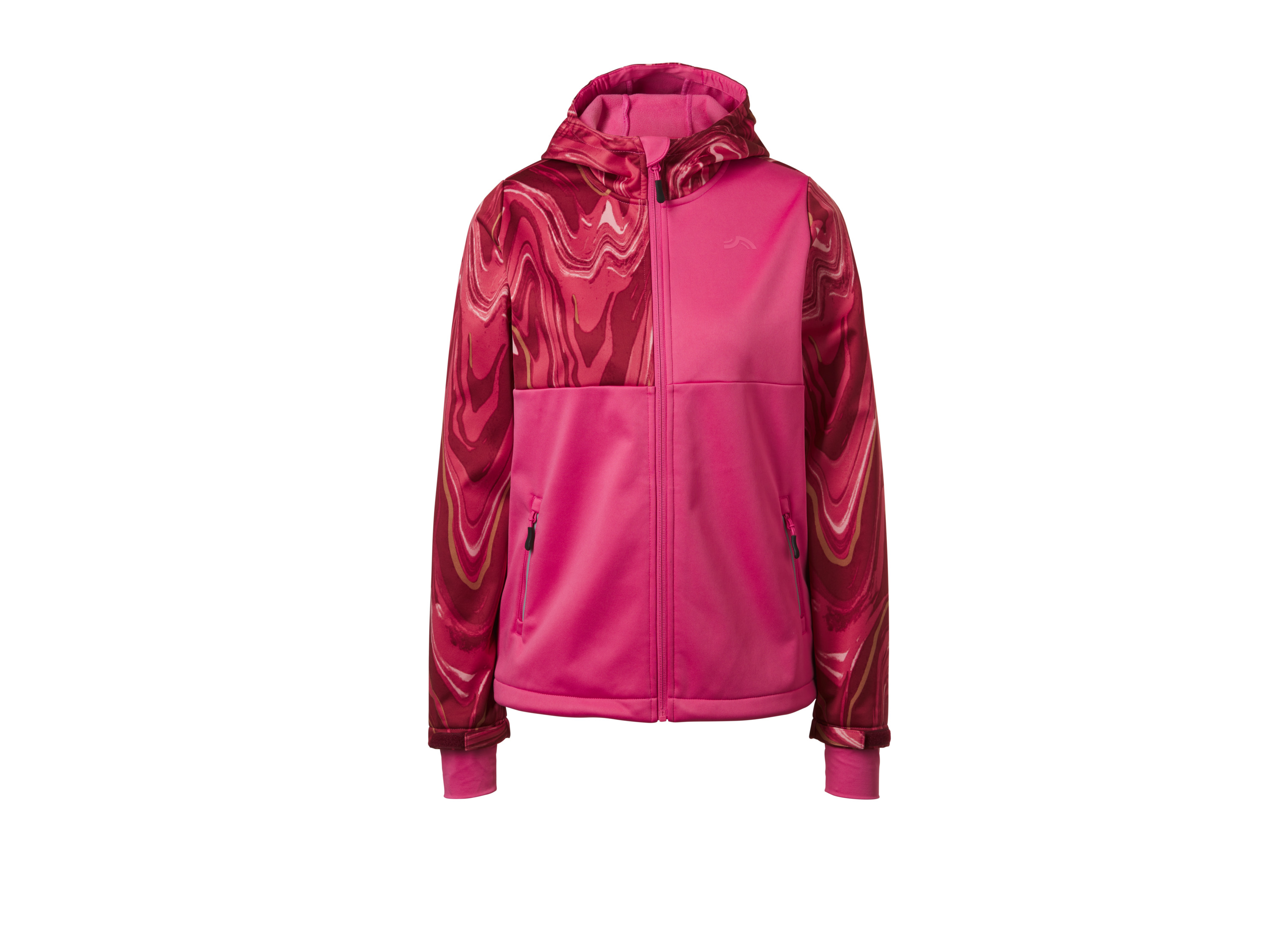 CRIVIT Kinder Softshelljacke (Gemustert/pink, 158/164)""