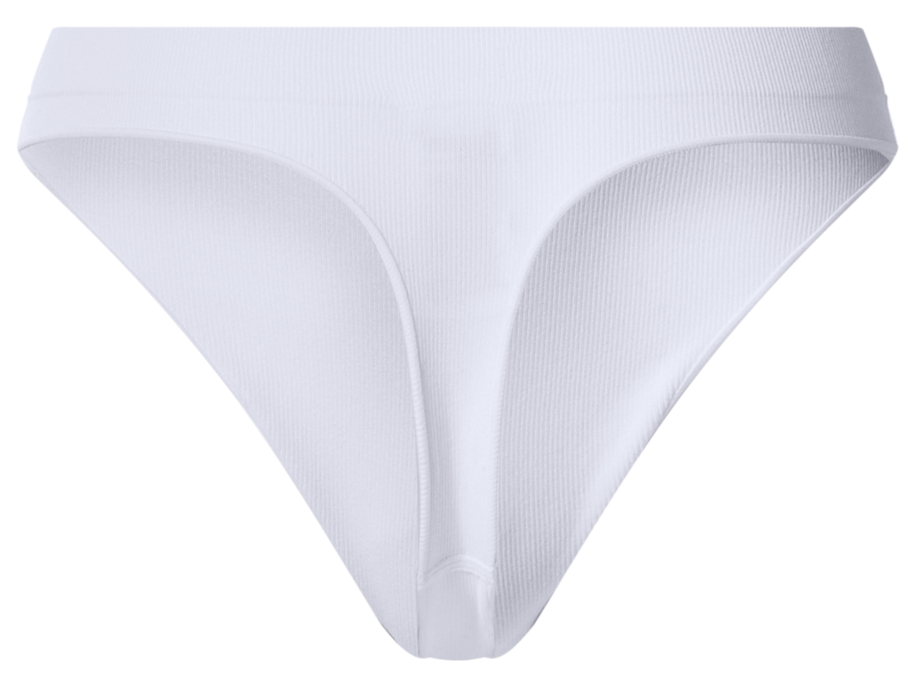 Thumbnail - esmara® Damen String Rippe Seamless 3er (navy/grau/weiß, S(36/38))