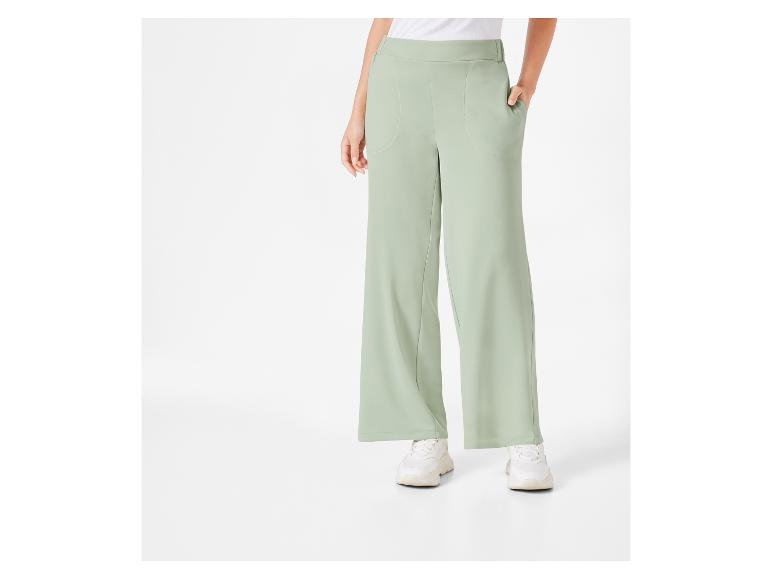 Weite Damenhose in hellgrün