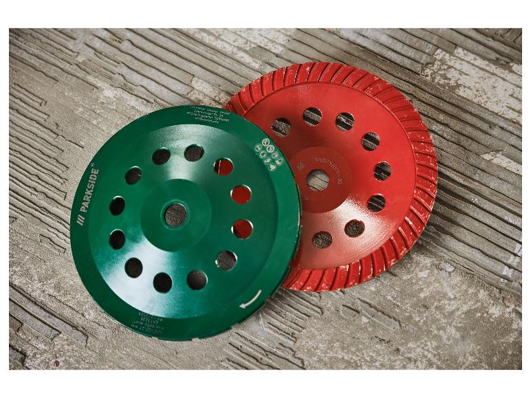 Parkside und andere Trennscheiben für Fliesenarbeiten.