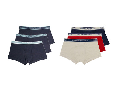 Emporio Armani - Herren Boxer, 3 Stück, aus elastischer Baumwolle