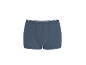 Blaue Herren-Boxershorts mit gestreiftem Gummibund.