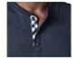 Herren-Kurzarmshirt mit Kragen und karierter Knopfleiste.