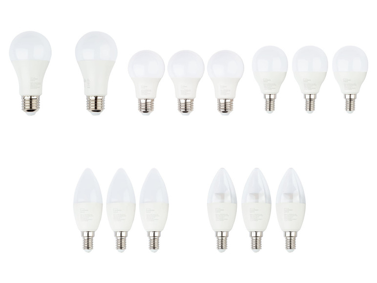Gehe zu Vollbildansicht: LIVARNO home LED-Lampen, Birne / Kerze - Bild 1