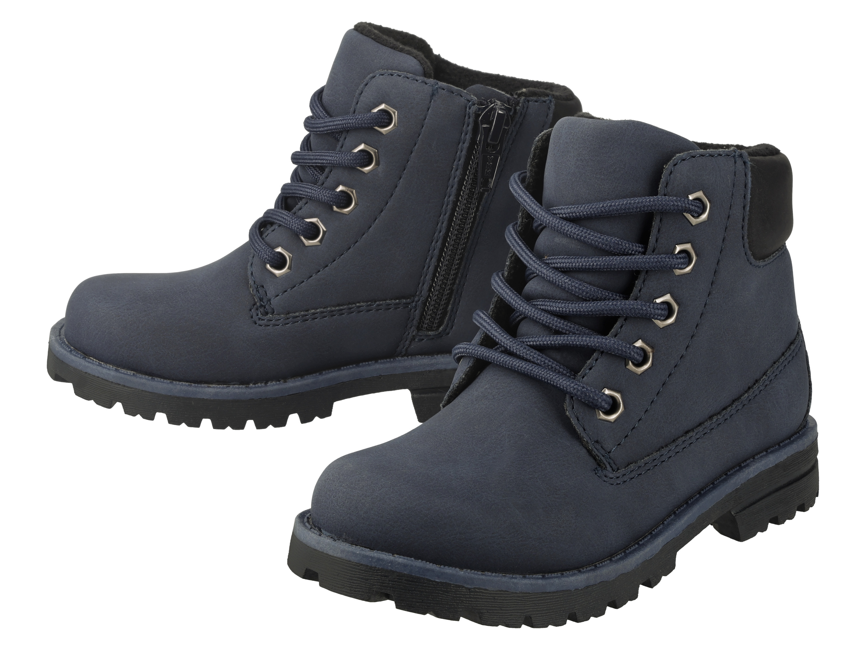 LUPILU® Kleinkinder Jungen Stiefel mit Warmfutter (Navy, 27)