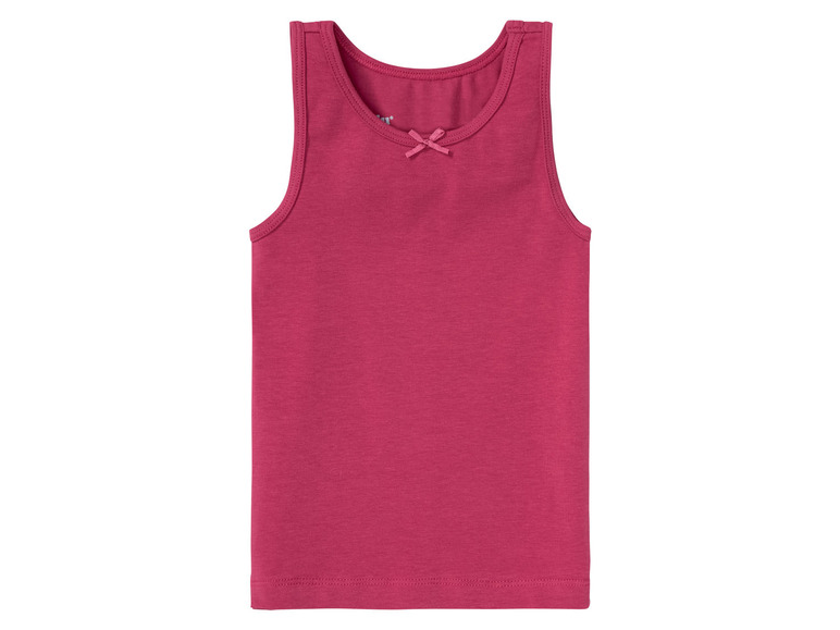 Gehe zu Vollbildansicht: lupilu® Kleinkinder Mädchen Unterhemd, 3 Stück, mit hohem Baumwollanteil - Bild 10