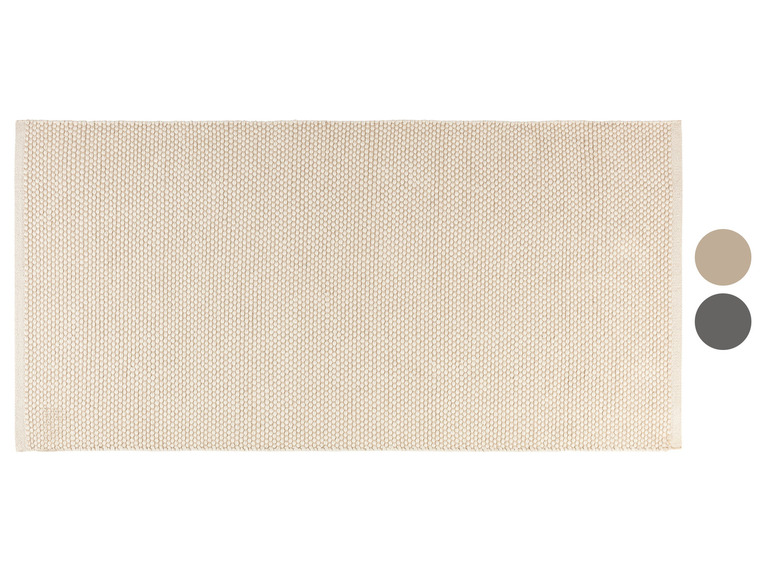 Gehe zu Vollbildansicht: LIVARNO home Baumwollteppich, 80 x 150 cm - Bild 1