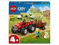 LEGO City 60461 Traktor mit Anhänger, mit Bauern und Tieren auf einem Bauernhof.