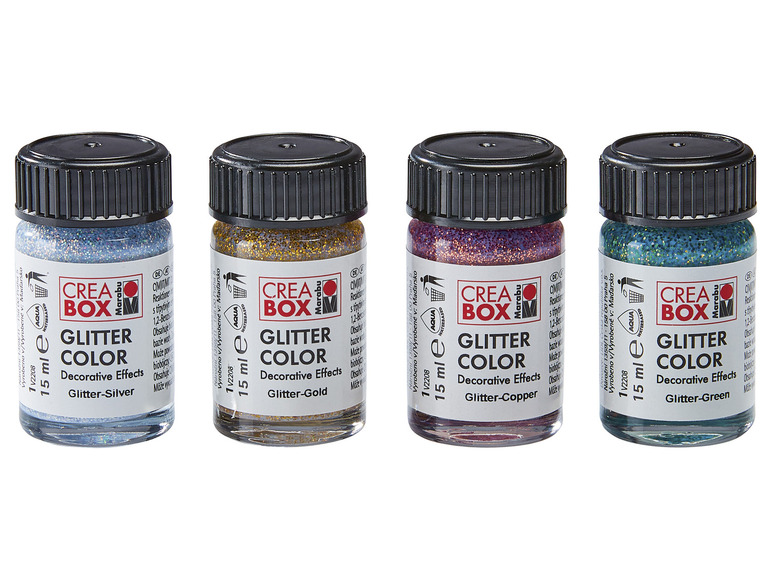 Gehe zu Vollbildansicht: Marabu CREABOX Herbst Effektfarben, 4 x 15 ml - Bild 2