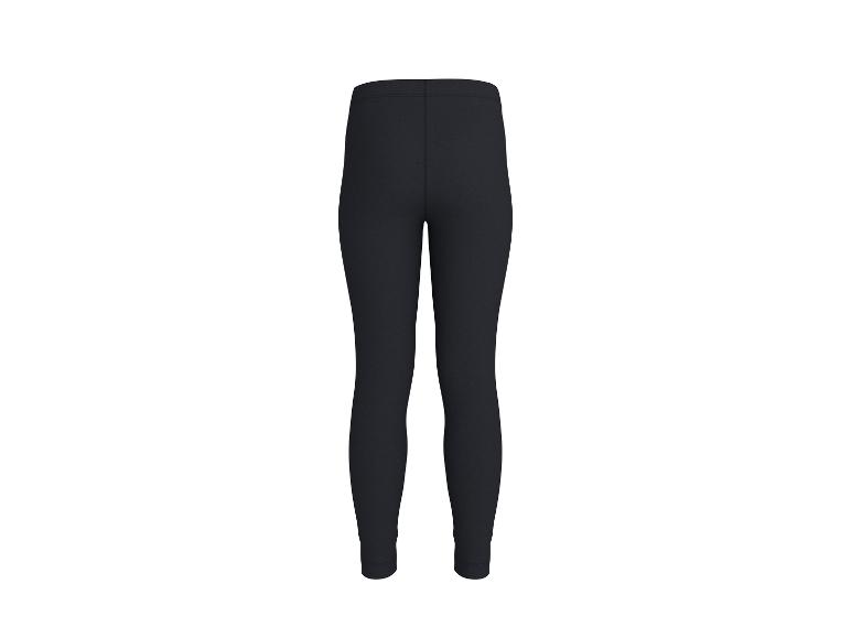 Schwarze Kinderleggings, Rückansicht