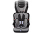 Grauer BeSafe Autositz mit Sicherheitsgurt.