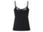 Schwarzes Damen-Spitzentop