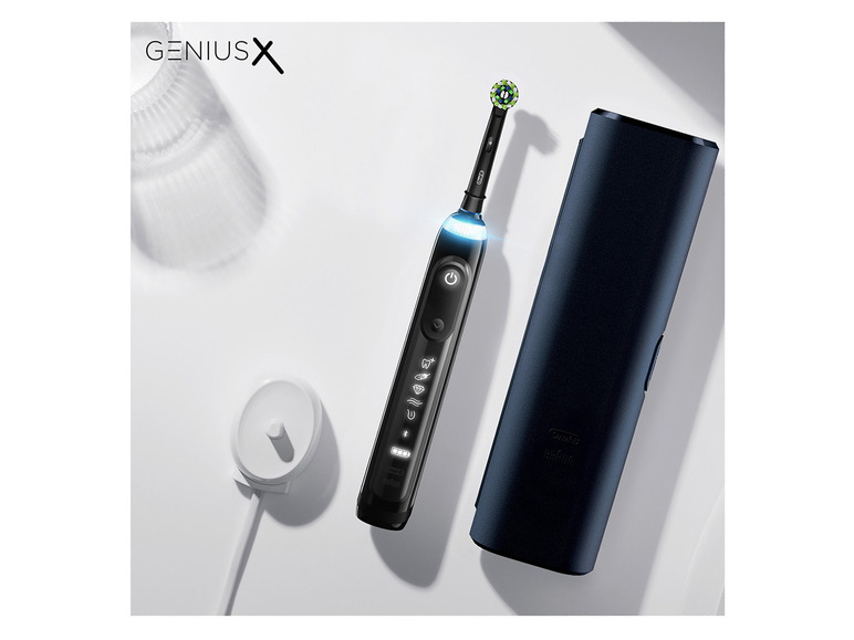 Gehe zu Vollbildansicht: Oral-B Genius X Elektrische Zahnbürste, schwarz - Bild 9