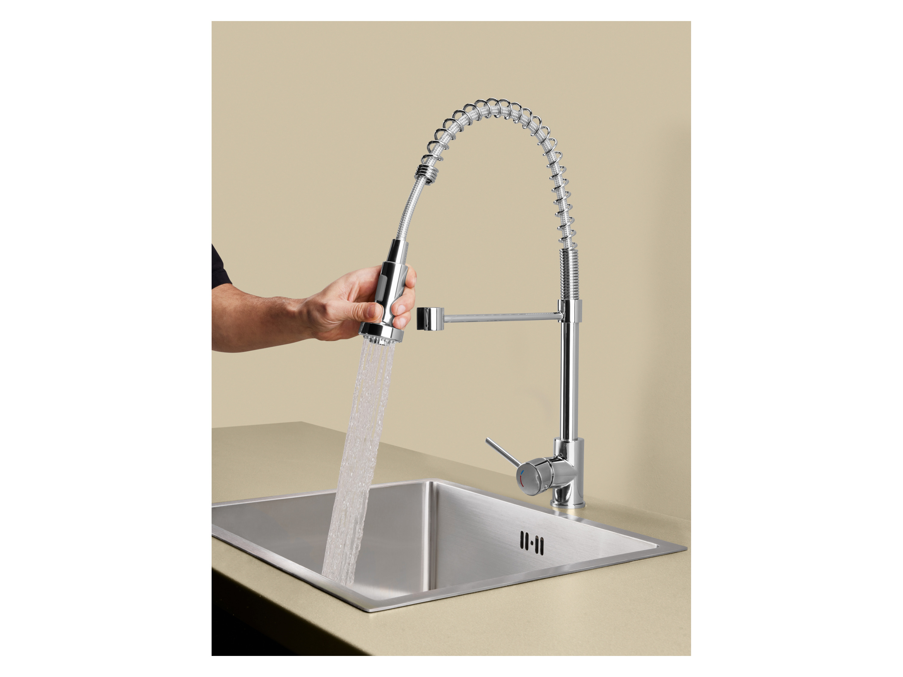 Thumbnail - LIVARNO® Einhebel-Küchenarmatur (Spiralfeder)