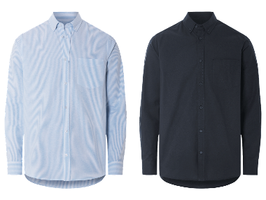 esmara Men Herren Freizeithemd Oxford, langarm