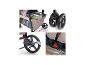 Details des BABYGO Buggy Easy Travel Kinderwagens mit Korb, Rädern und Gurt.