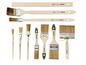 Verschiedene Pinsel von Parkside, darunter ein 100x30er Pinsel.