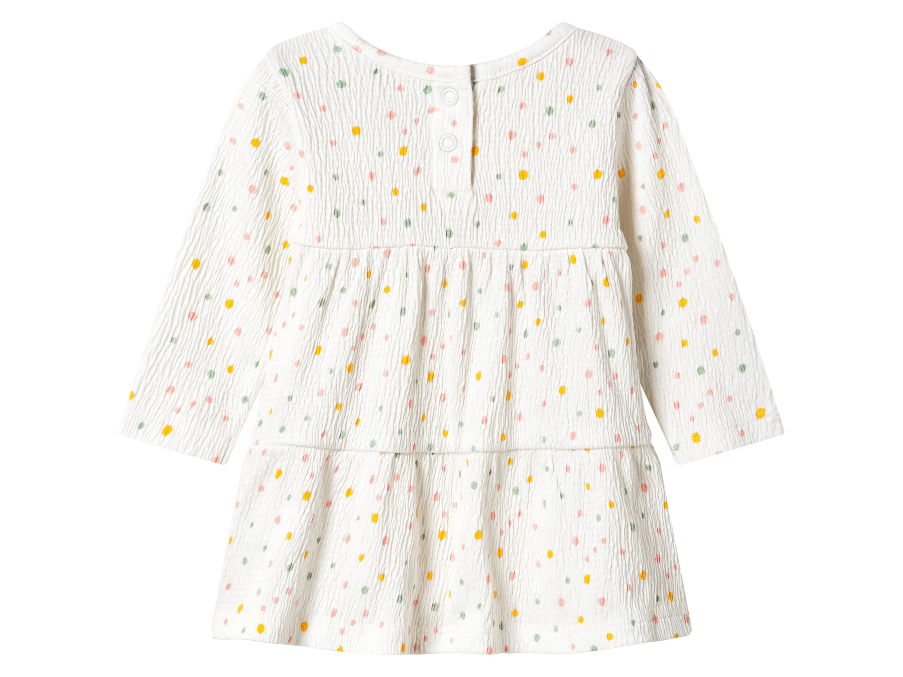 Thumbnail - lupilu® Baby Mädchen Kleid langarm (Weiß, 50/56)