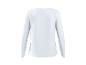 Weißes Langarmshirt für Damen, Rückansicht