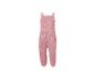 Rosa gestrickter Baby-Strampler