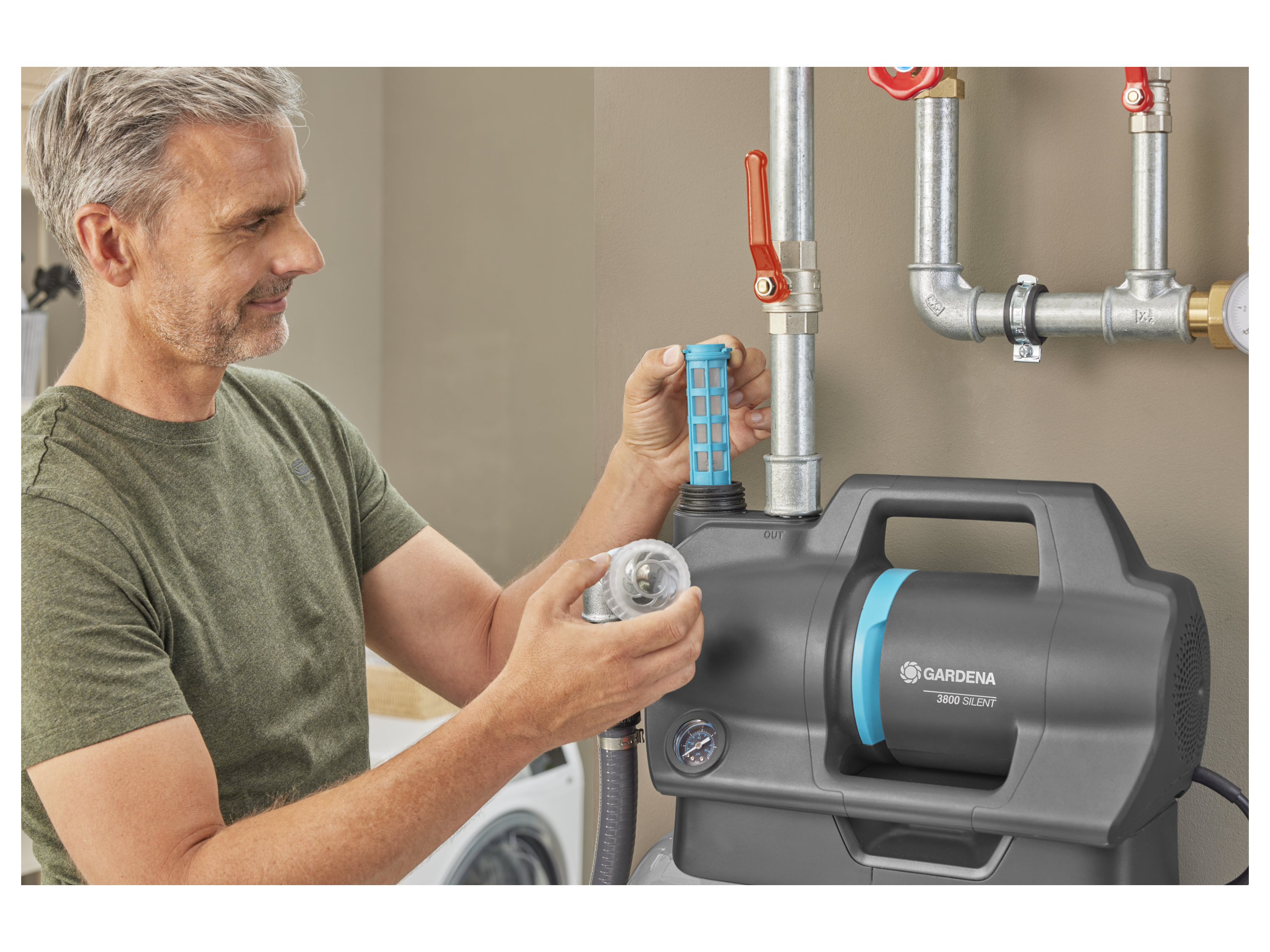 GARDENA Hauswasserwerk »3800 Silent«, hohe Effizienz – Bild 2 von 4