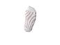 Weißer Socken mit rosa Querstreifen