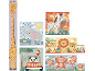 Holzklotz-Puzzles mit verschiedenen Safari- und Dschungeltieren wie Giraffe, Elefant, Zebra, Löwe und Affen.