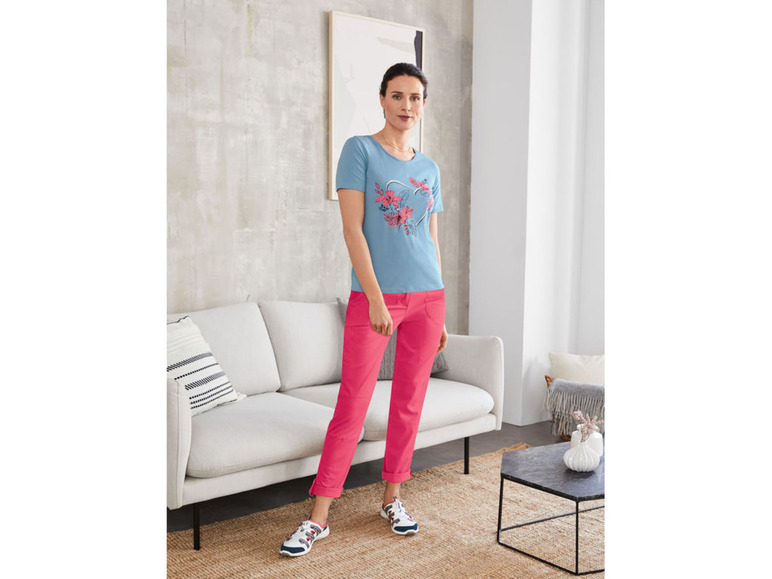 Gehe zu Vollbildansicht: esmara Damen T-Shirt, 2 Stück, mit hohem Baumwollanteil - Bild 7