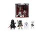 Star Wars Die-Cast Figuren von Boba Fett, Darth Vader, R2-D2 und einem Sturmtruppler.