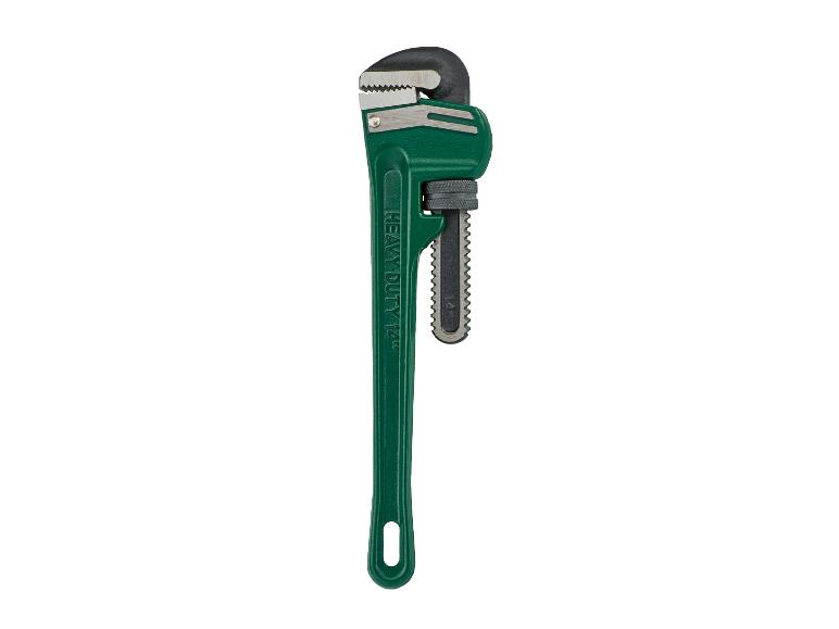 Grüner 14-Zoll-Rohrzange mit „HEAVY DUTY“-Aufschrift