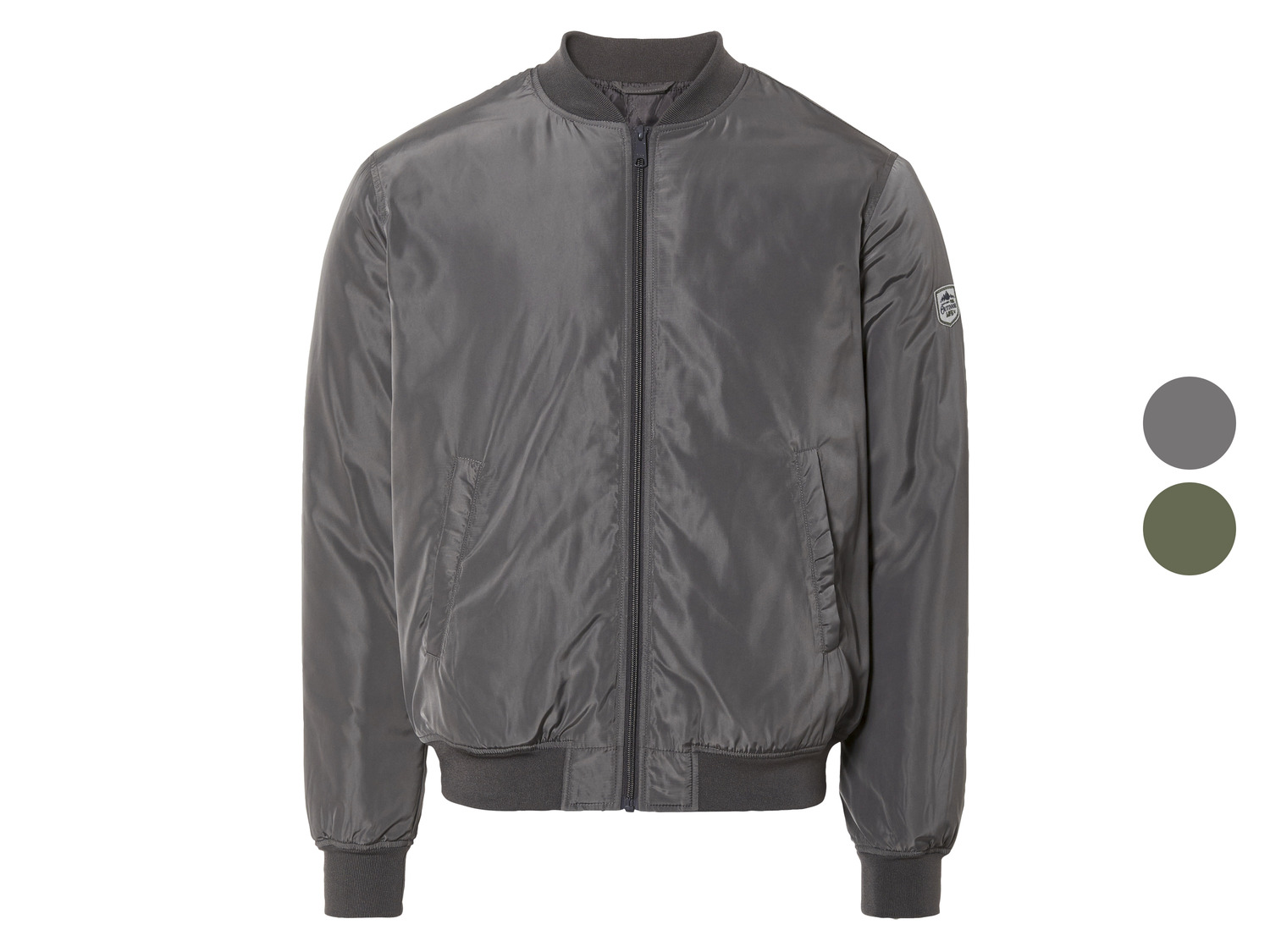 Herren modische Bomberjacke mit weichem Teddyfellkragen Aliams main image 0