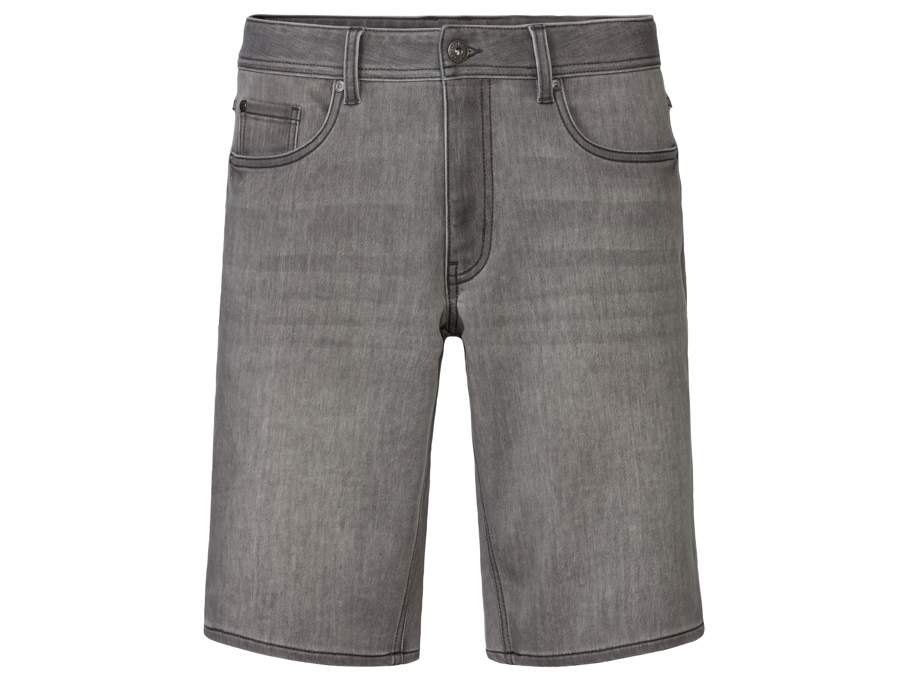 LIVERGY® Herren Bermuda Sweatdenim (Hellgrau, 50) | 04335633080157