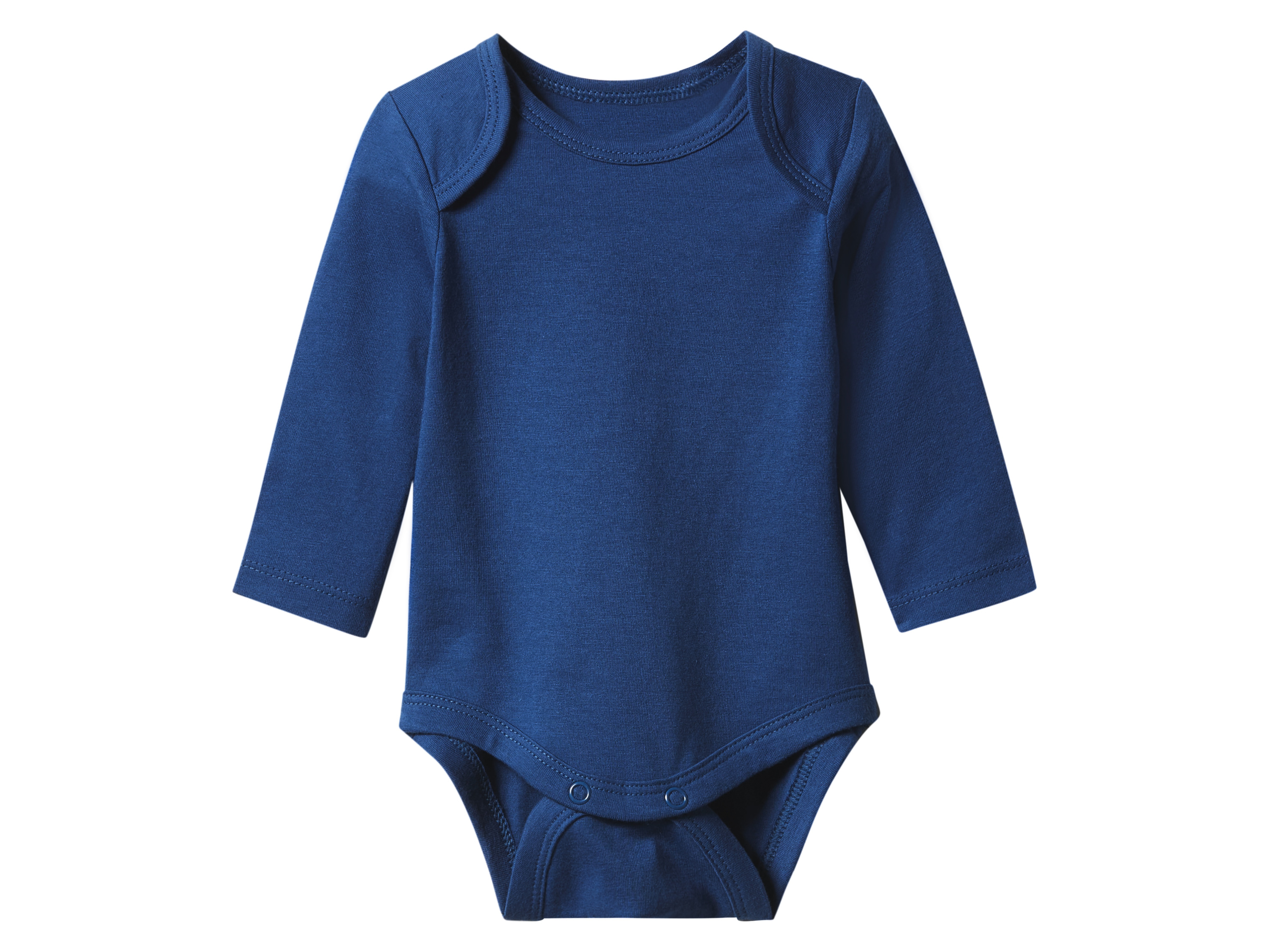 Thumbnail - lupilu® Baby-Bodys, 3 Stück (navy/blau/weiß, 74/80)