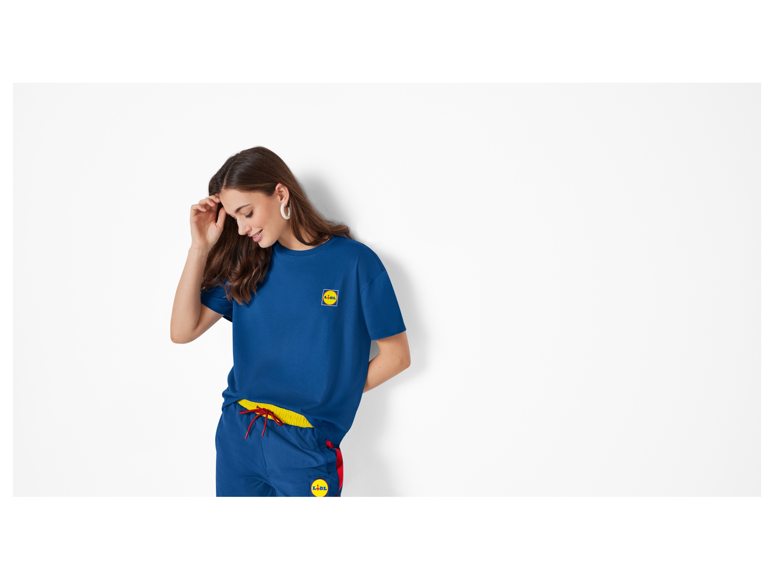 ESMARA® Damen T-Shirt Lidl (Blau, M(40/42)) – Bild 2 von 3