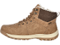 Brauner Herren-Winterstiefel mit Schnürsenkeln und Fellfutter