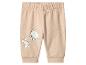Beige Babyhose mit Gummibund und Winnie Puuh und Ferkel Aufdruck