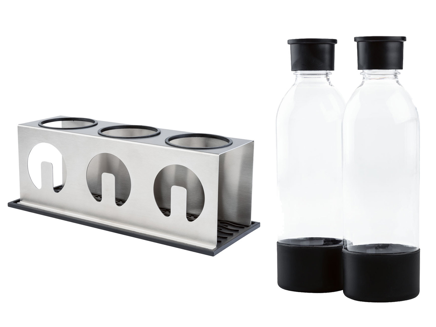 SILVERCREST® 2 Ersatzflaschen Tritan für Twin Sprudler… | Wassersprudler