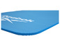 Eine blaue Reebok Fitnessmatte.