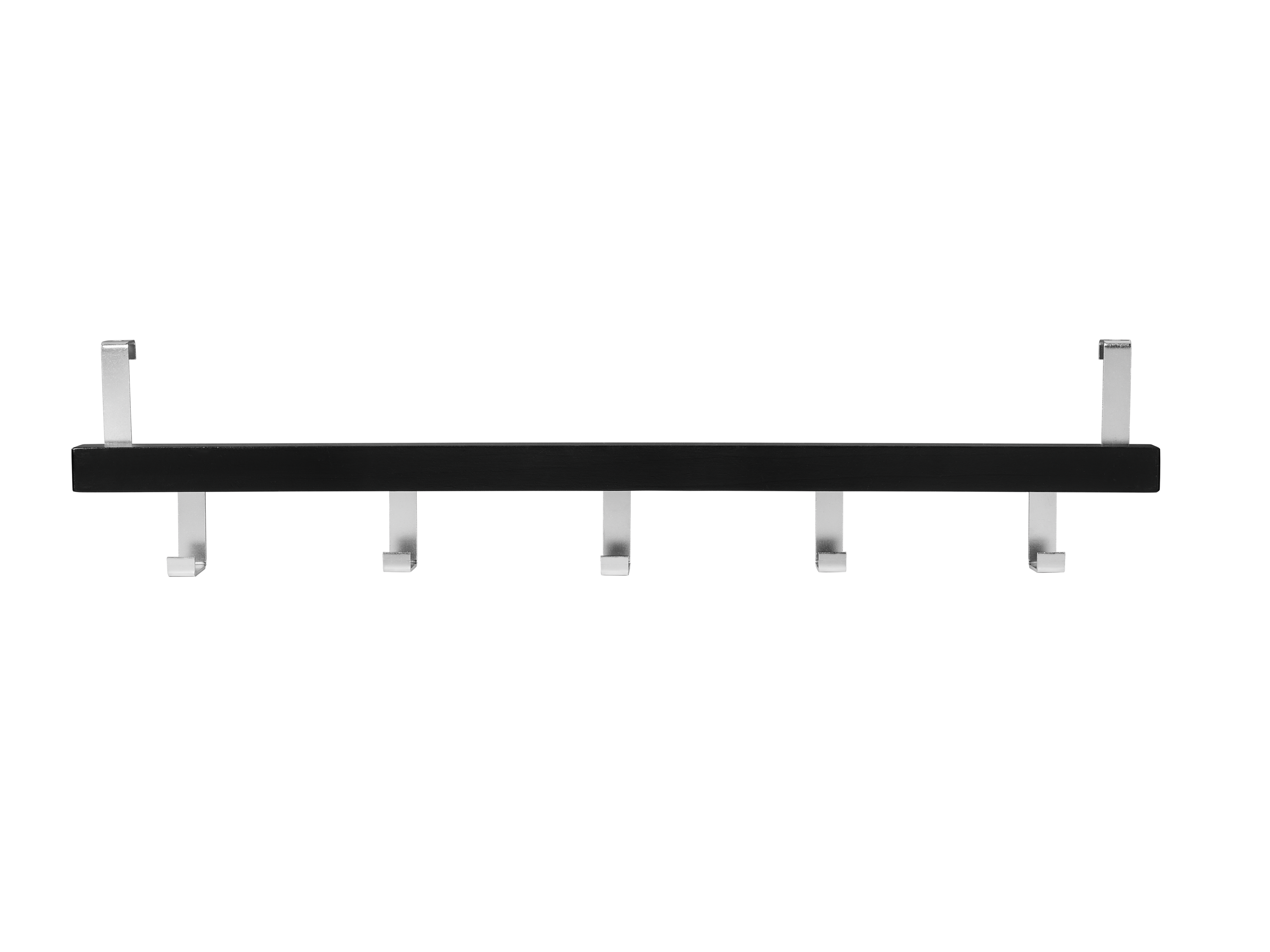 Thumbnail - LIVARNO home Wand-/Türgarderobe, aus massivem Kiefernholz (Schwarz)