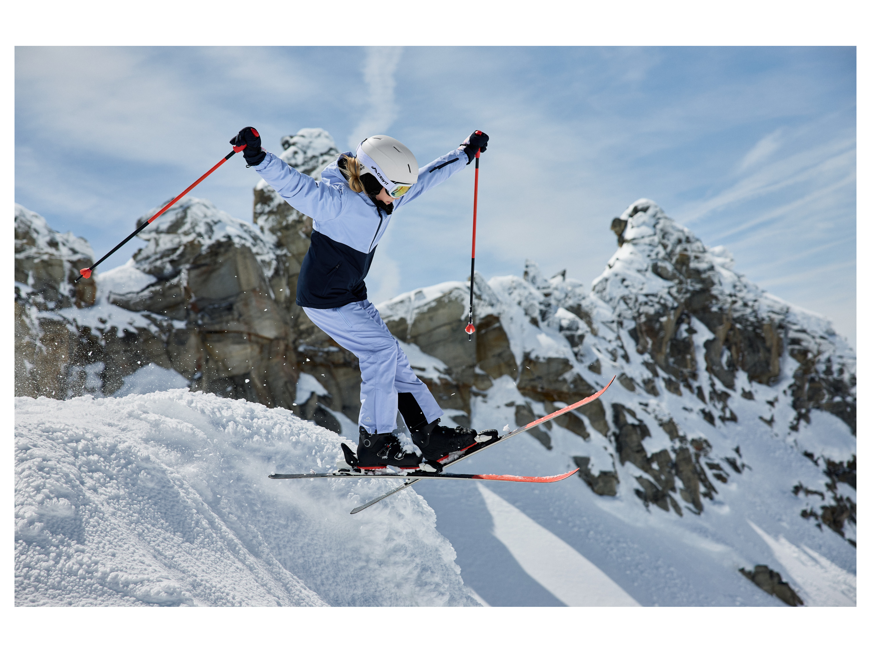 Thumbnail - CRIVIT Kinder-Skihose (Blau, 134/140)